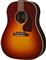 Gibson J45 Studio Rosewood Acoustic Electric Rosewood Burst with Case Body Angled View